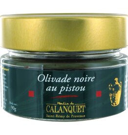 Moulin du Calanquet Olivade noire au pistou / Black Olivade with Pesto 90 g