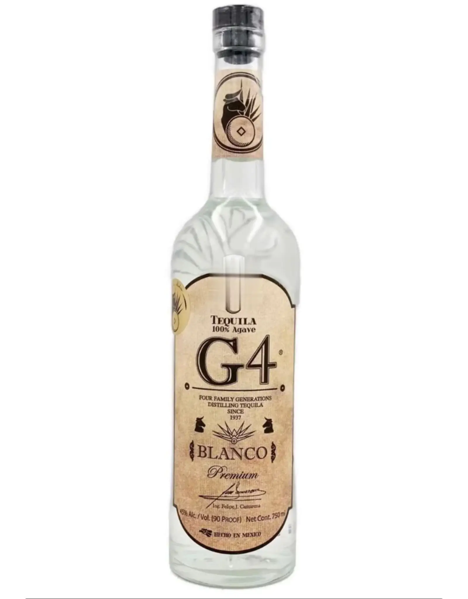 G 4 Tequila Blanco Madera - 45 %