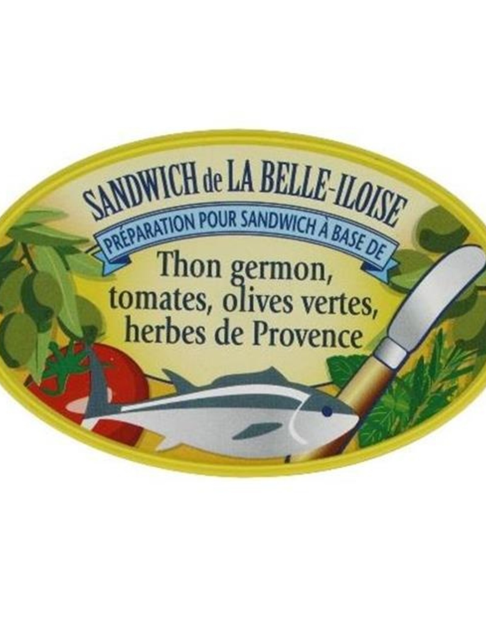 La Belle Iloise preparation pour Sandwich Thon Tomate Olive - Sandwich Filling Tun, Tomato & Olive