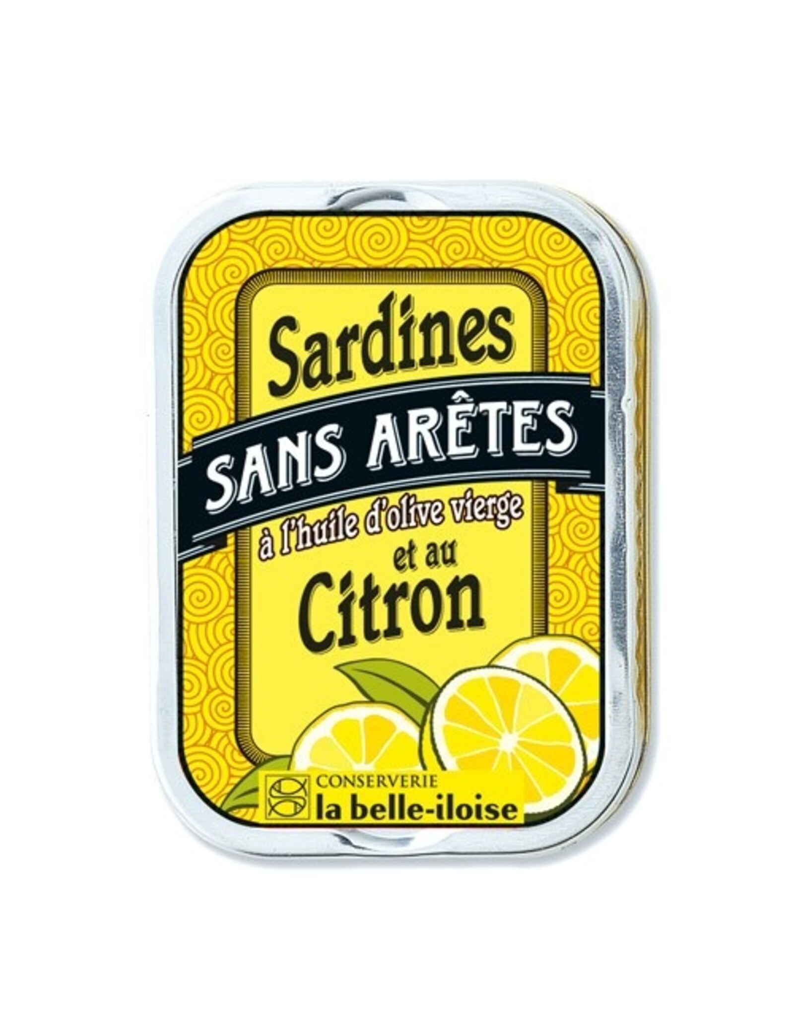 La Belle Iloise Sans Aretes Citron-  Sardines boneless in Olive Oil & Lemon