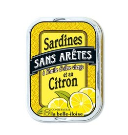 La Belle Iloise Sans Aretes Citron-  Sardines boneless in Olive Oil & Lemon