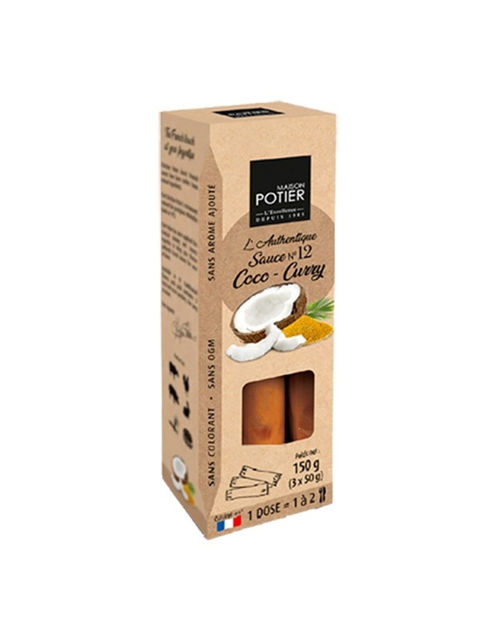 3 x Coconut & Curry Sauce 50g