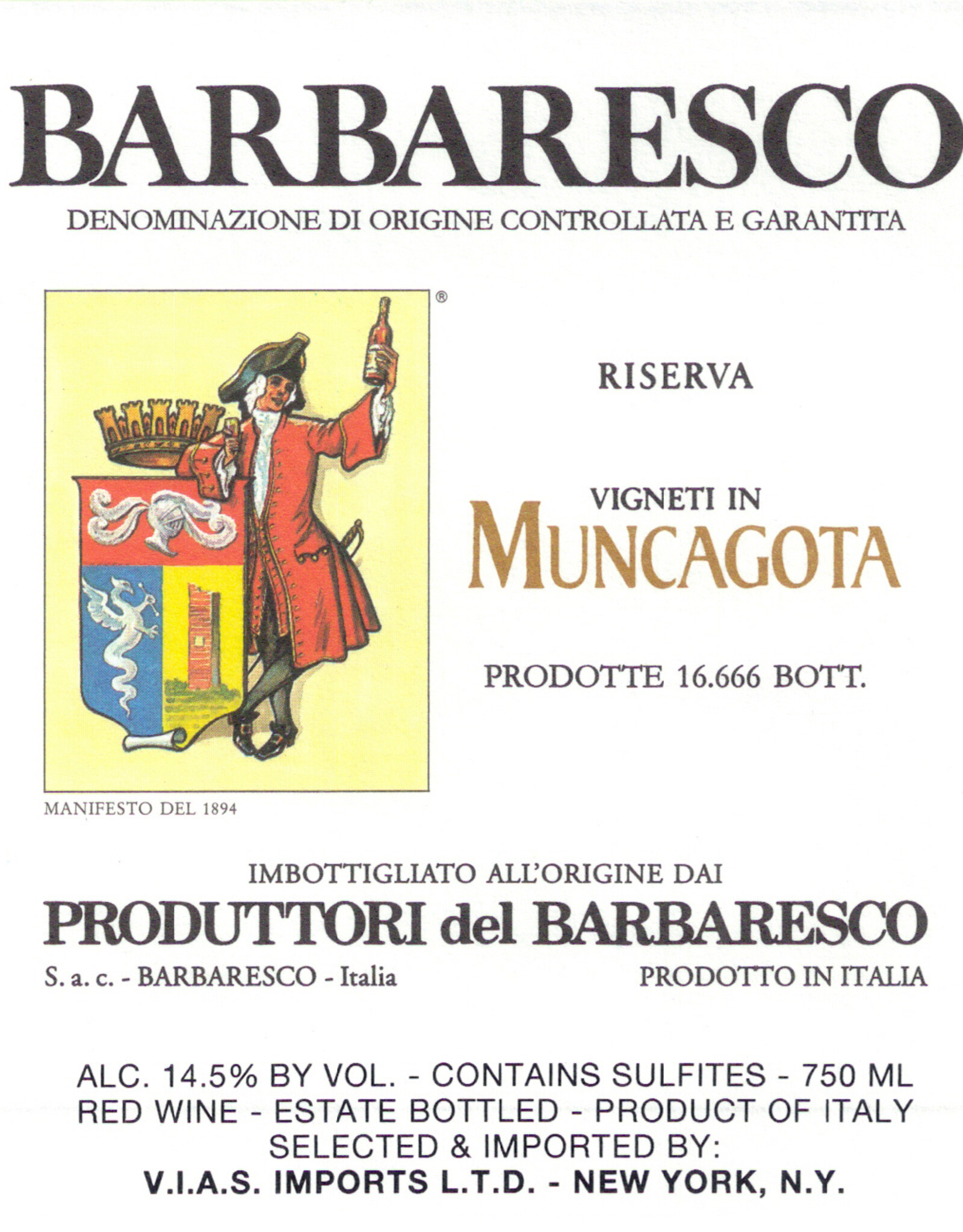 Produttori del Barbaresco  Barbaresco DOCG Muncagota 2017 Riserva