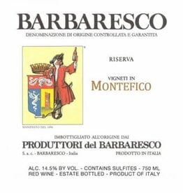 Produttori del Barbaresco Barbaresco DOCG Montefico 2017 Riserva