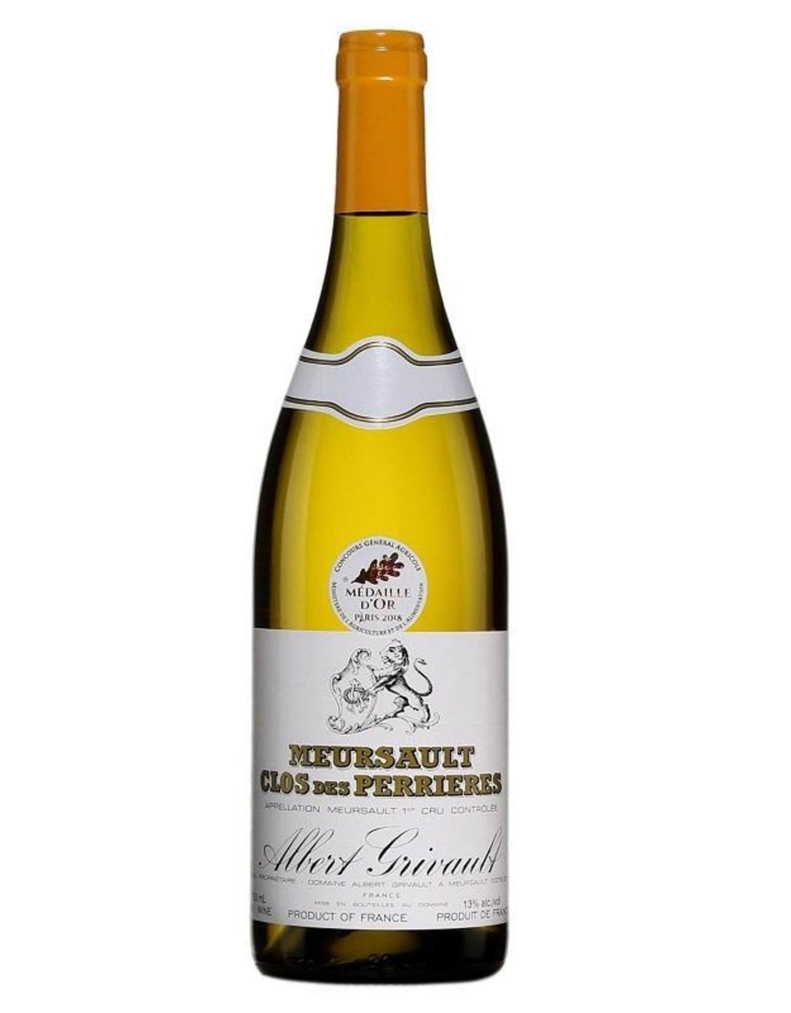 Albert Grivaux Meursault 1er Cru Perrieres  'Clos des Perrieres' 2020