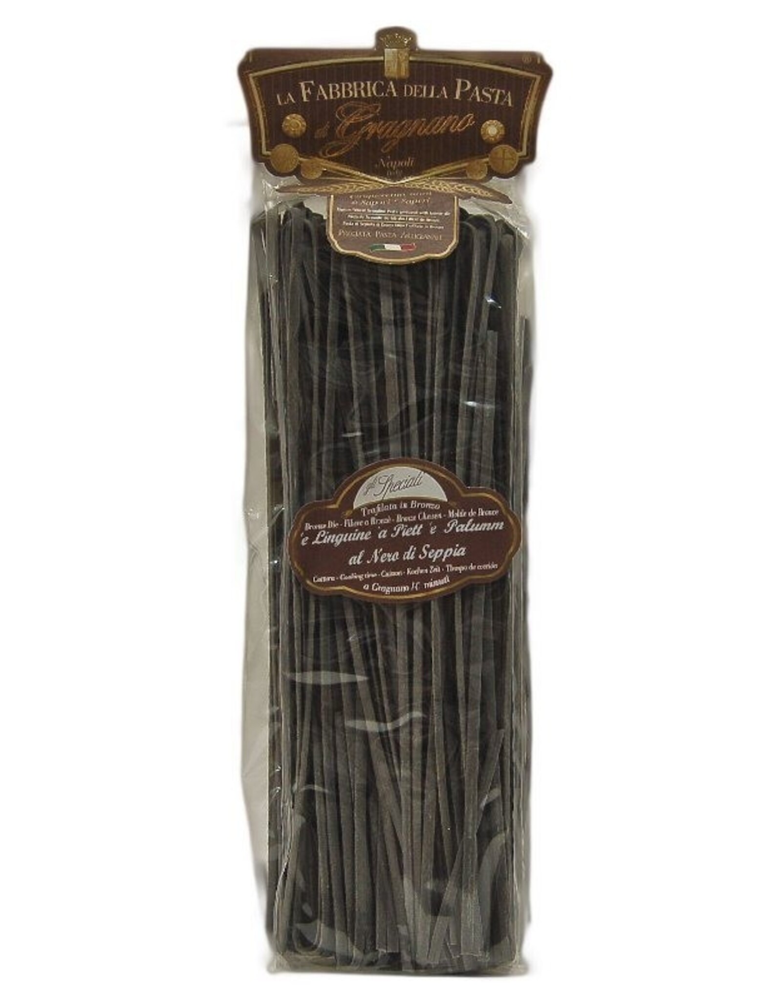 La Fabbrica della Pasta di Gragnano - Squid Ink Spaghetti di Gragnano IGP