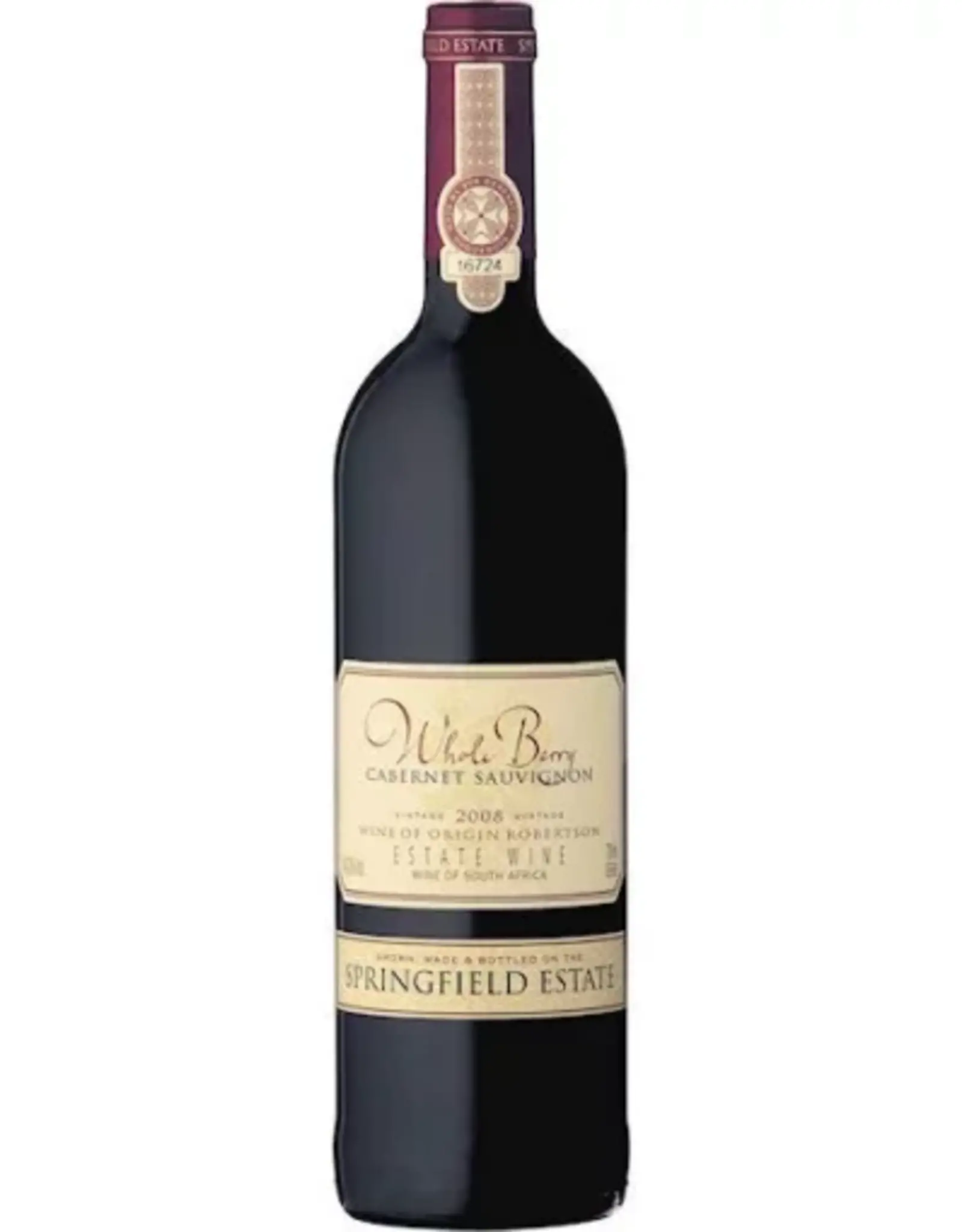 Springfield Estate Cabernet Sauvignon 'Whole Berry' 2020