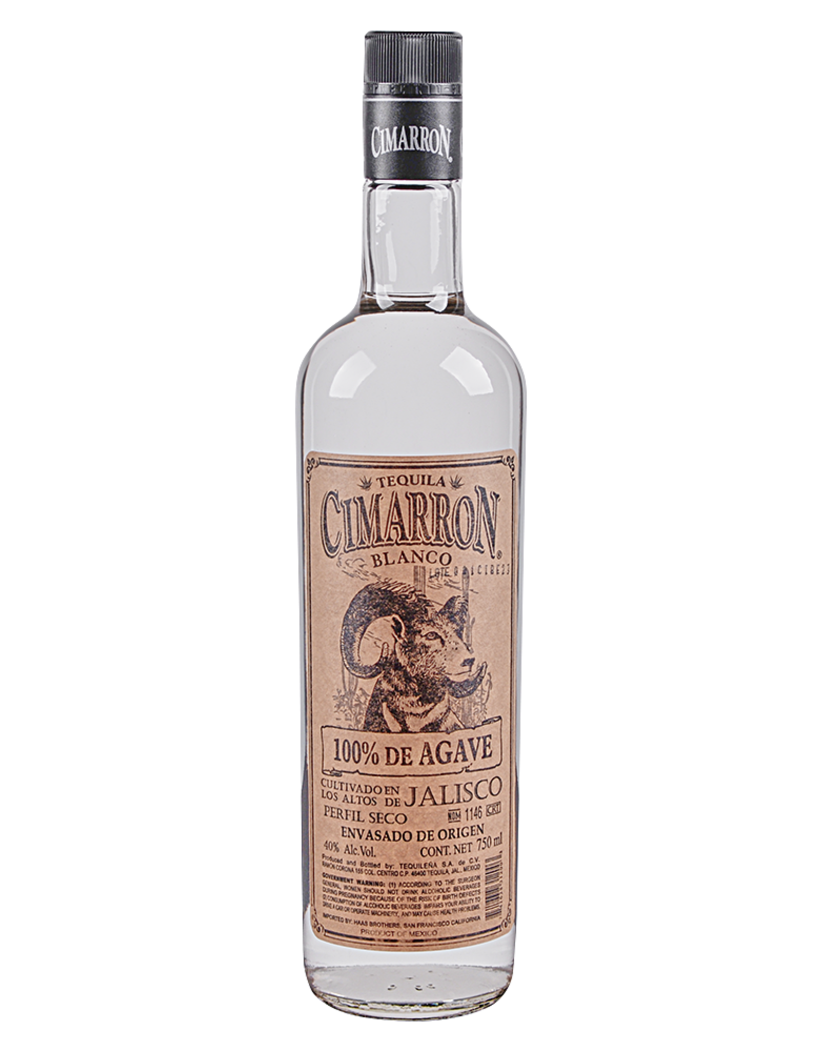 Cimarron Blanco Tequila 750ml