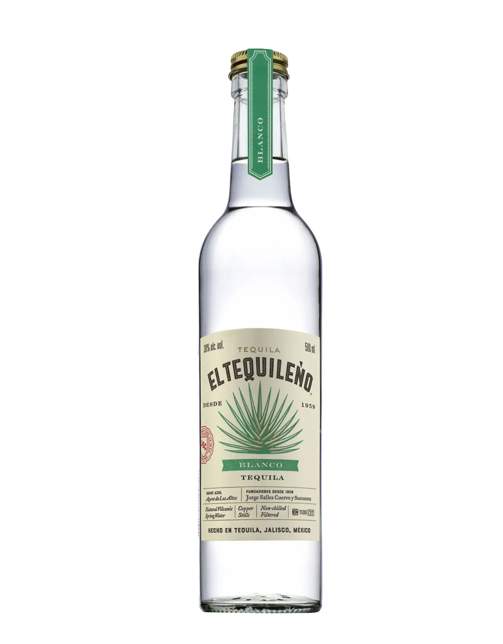 El Tequileno Tequila Blanco 500ml