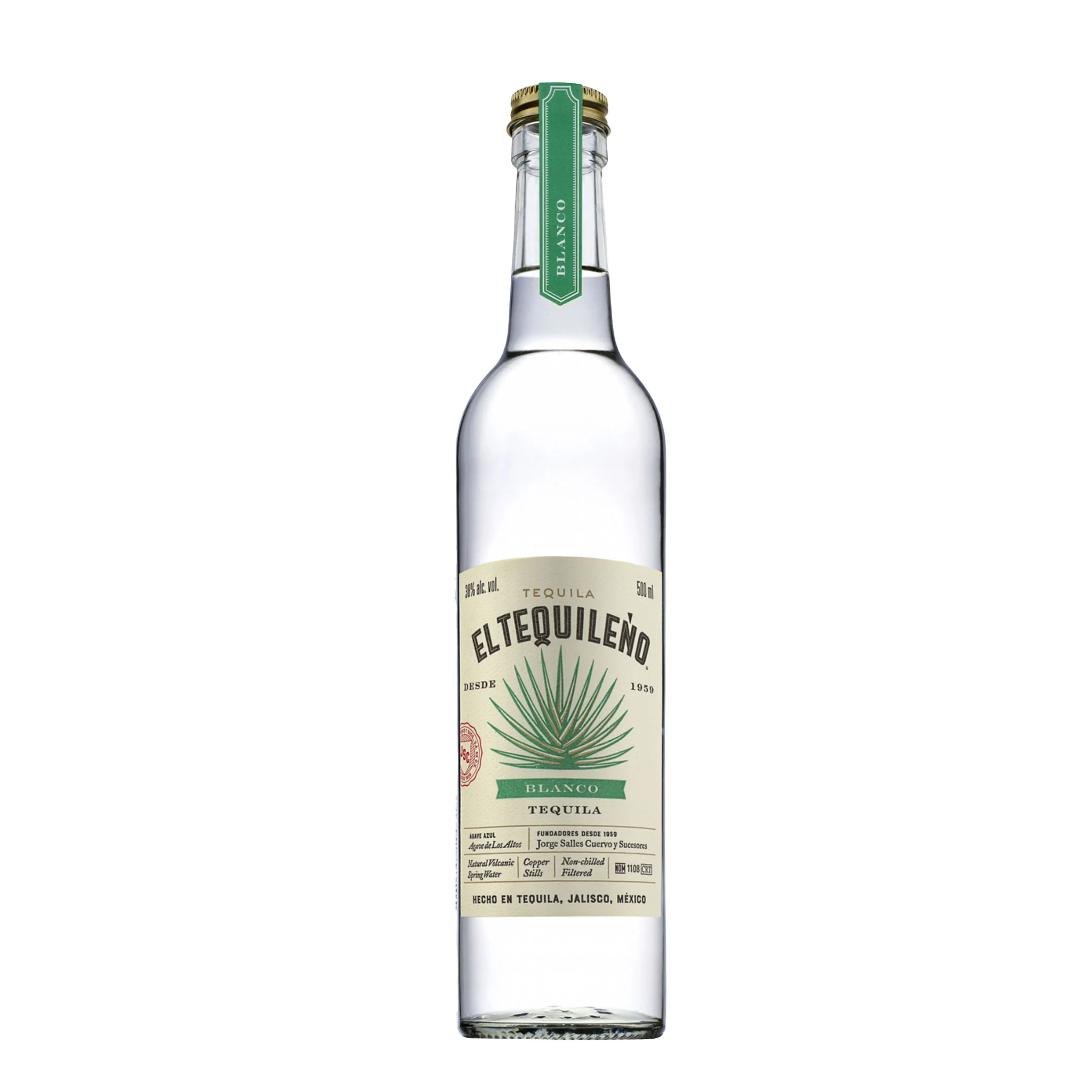 Tequila El Tequileno Bianco 500ml - Wine Establishment