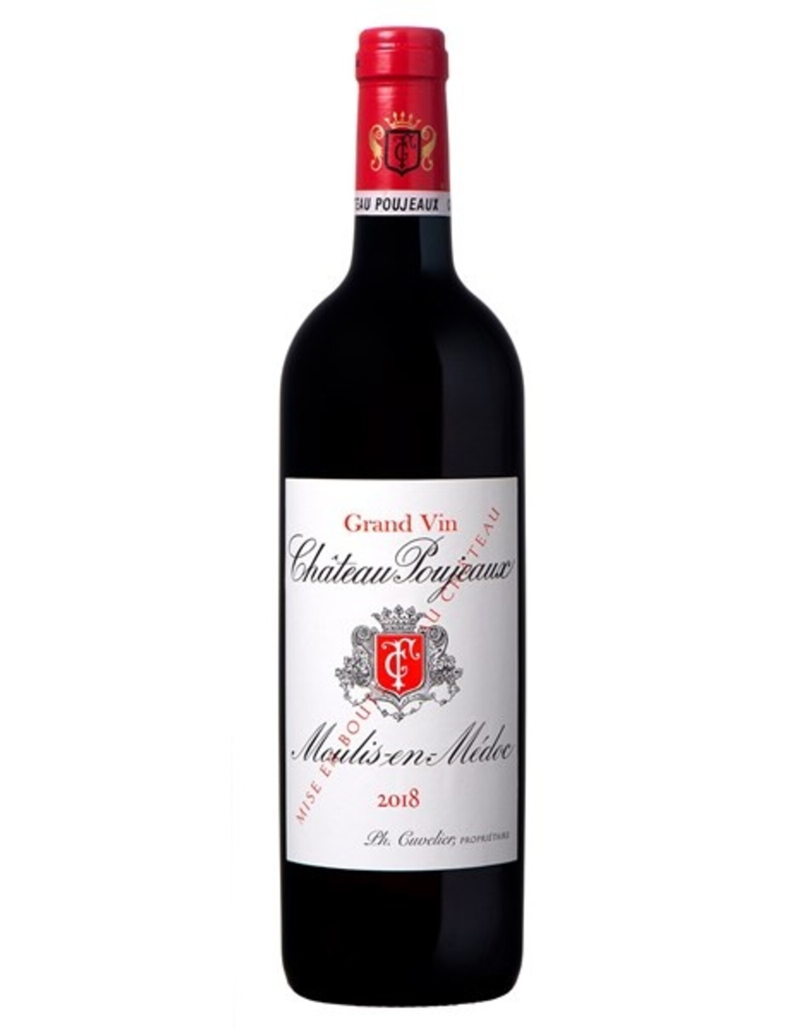 Bordeaux Chateau Poujeaux 2018 Moulis en Medoc