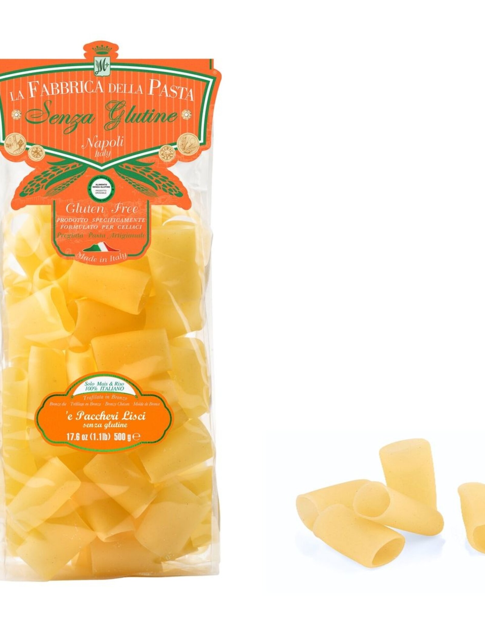 La Fabbrica della Pasta di Gragnano Paccheri Lisci - GLUTEN FREE