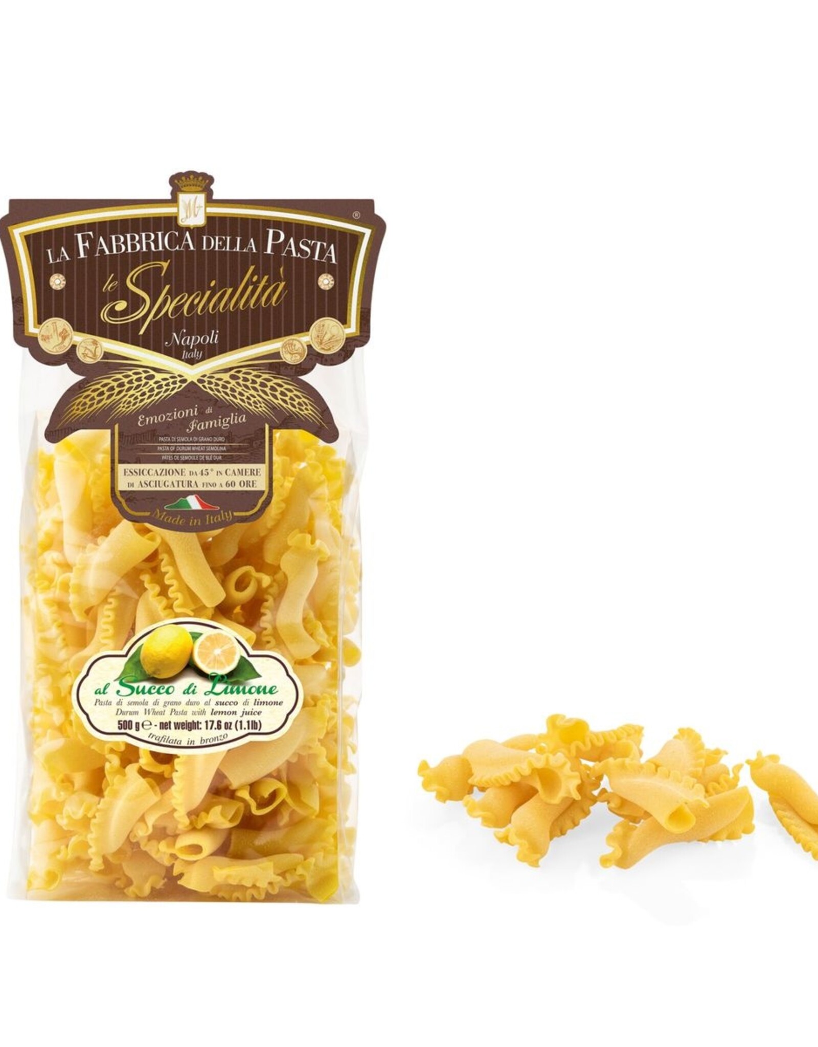 La Fabbrica della Pasta di Gragnano IGP/PGI  -  Lemon Gigli della Costiera