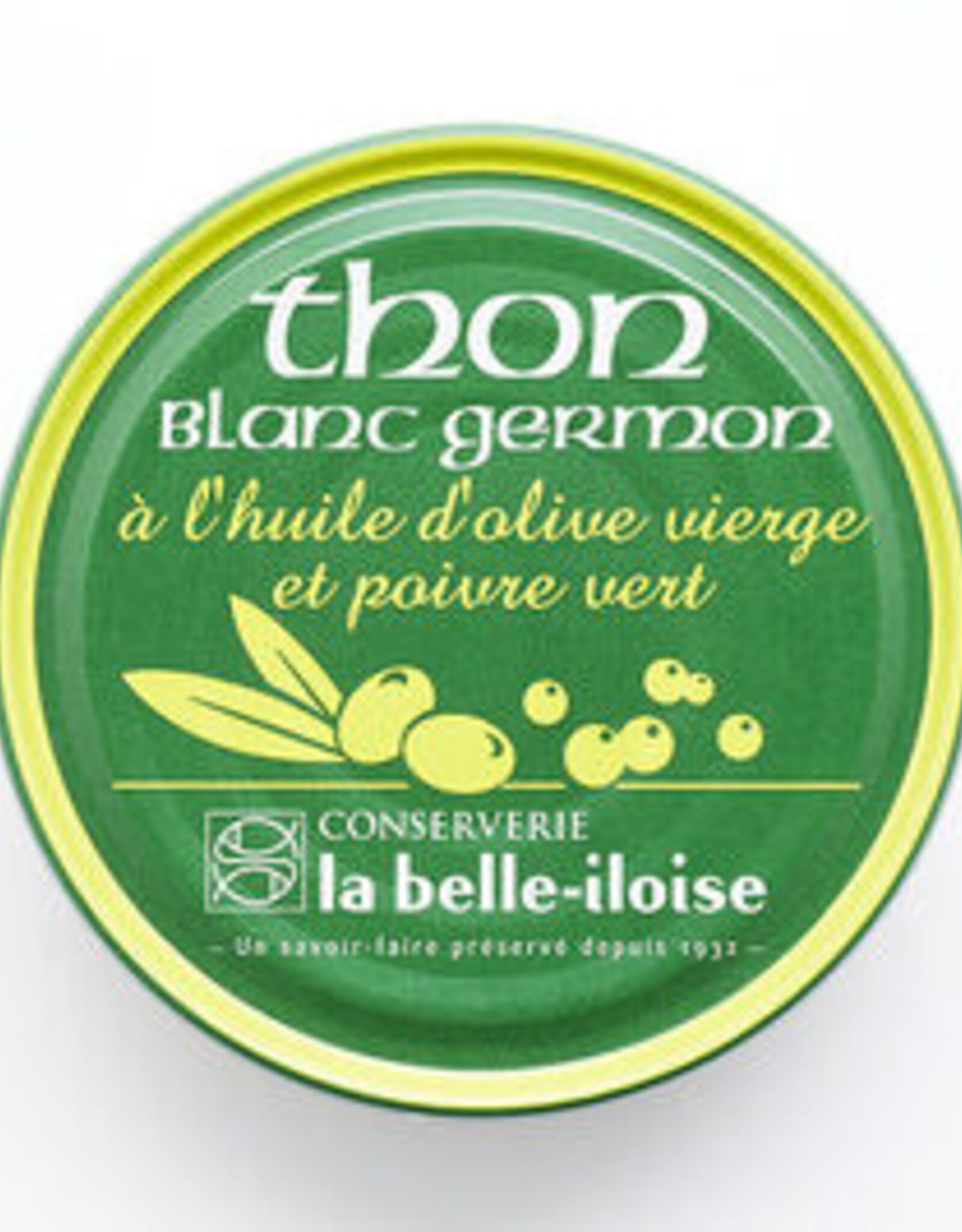 La Belle Iloise Thon Olive/Poivre Vert - Tuna with Olive Oil Green Peppecorn