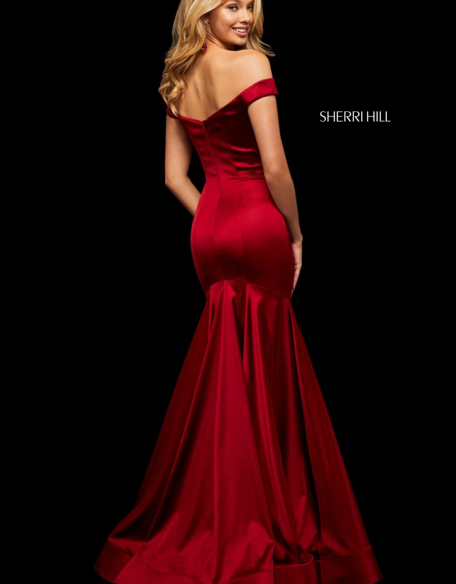 sherri hill wine dress