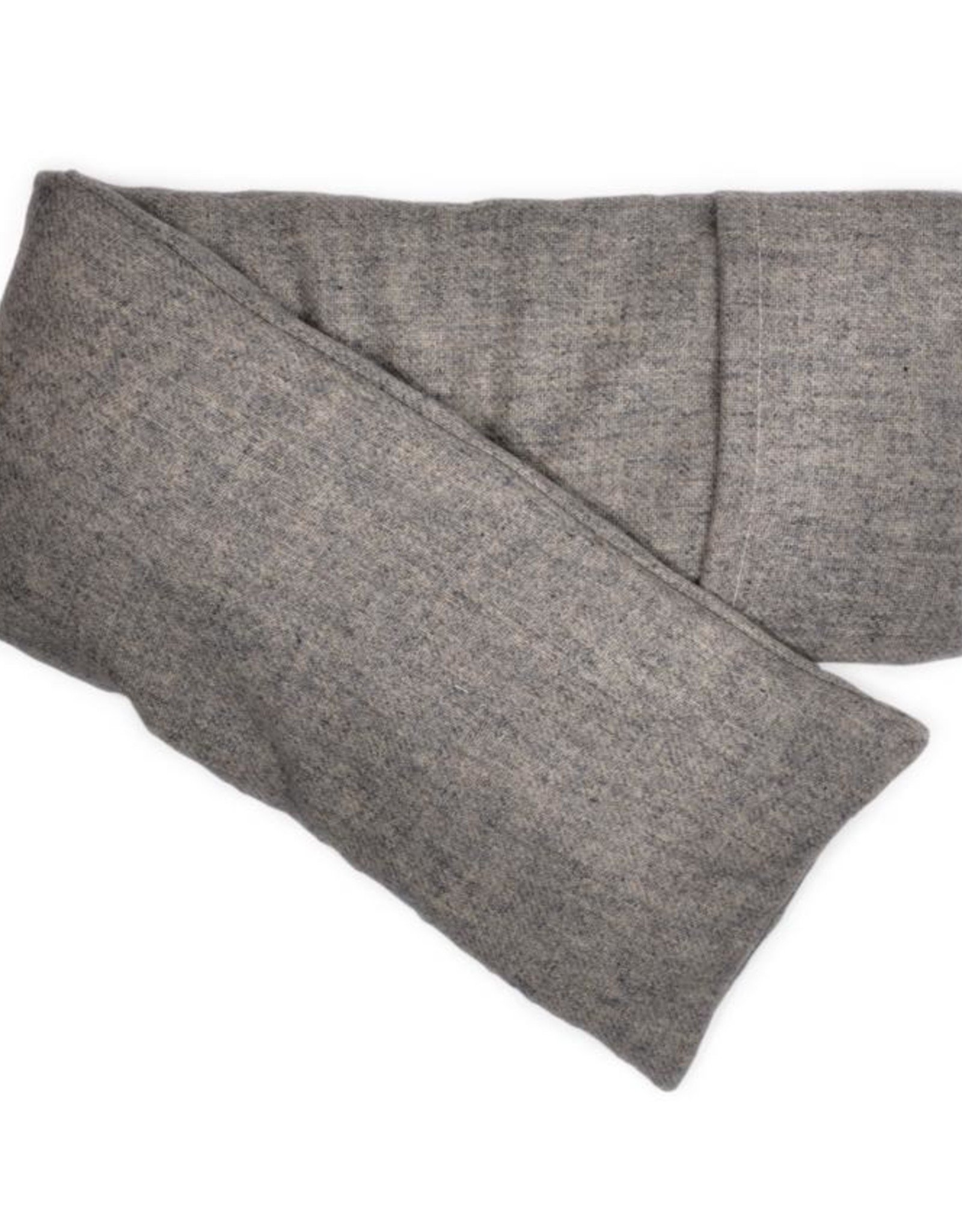 Elizabeth W Hot/Cold Flaxseed Pack, Heather Gray Wool