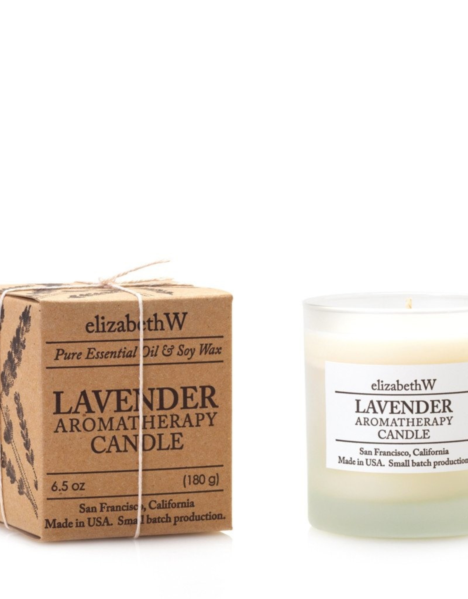 Elizabeth W Lavender Aromatherapy Candle