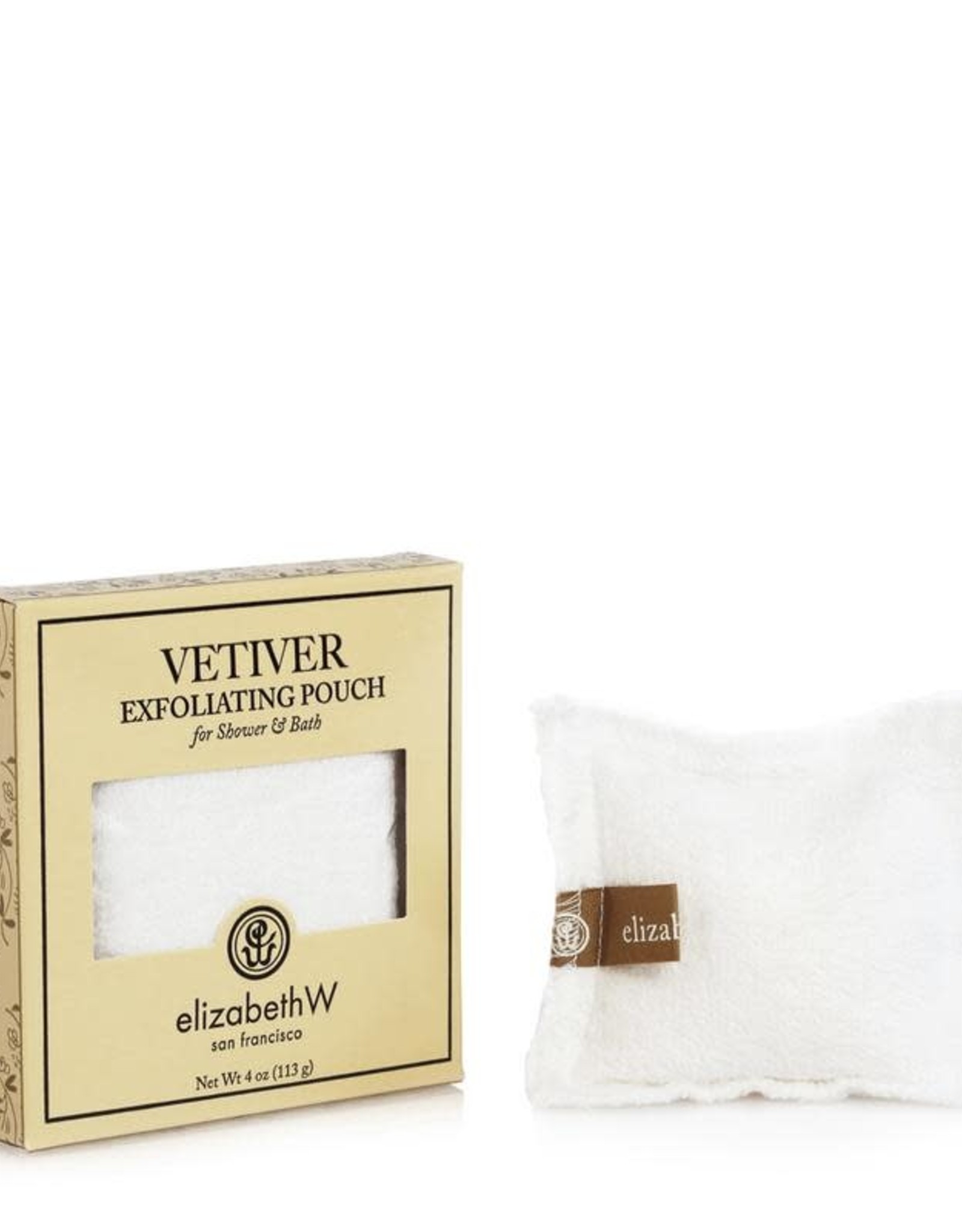 Elizabeth W Vetiver Exfoliating Pouch