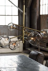 Regina Andrew Design Molten Chandelier With Smoke Glass (Natural Brass)