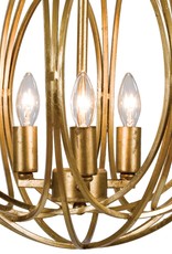 Regina Andrew Design Ofelia Pendant Medium (Gold Leaf)