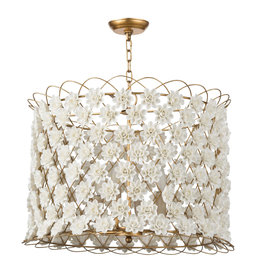 Regina Andrew Design Alice Porcelain Flower Chandelier