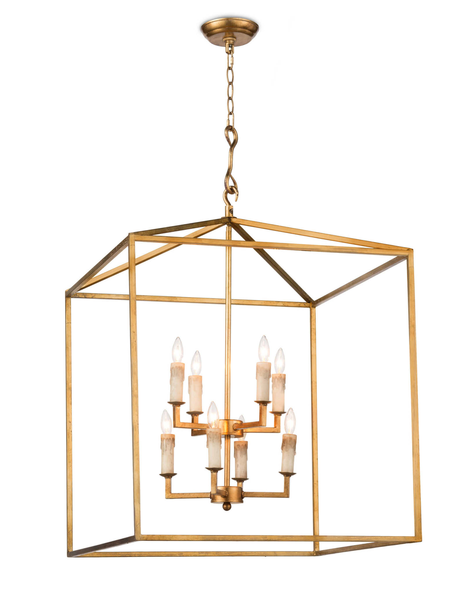 Southern Living Cape Lantern (Antique Gold Leaf)