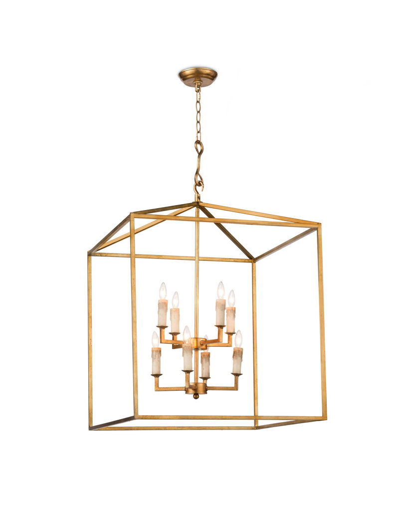 Regina Andrew Design Cape Lantern Antique Gold Leaf Urbane Design Cape Lantern Antique Gold Leaf
