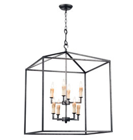 Southern Living Cape Lantern (Blackened Iron)