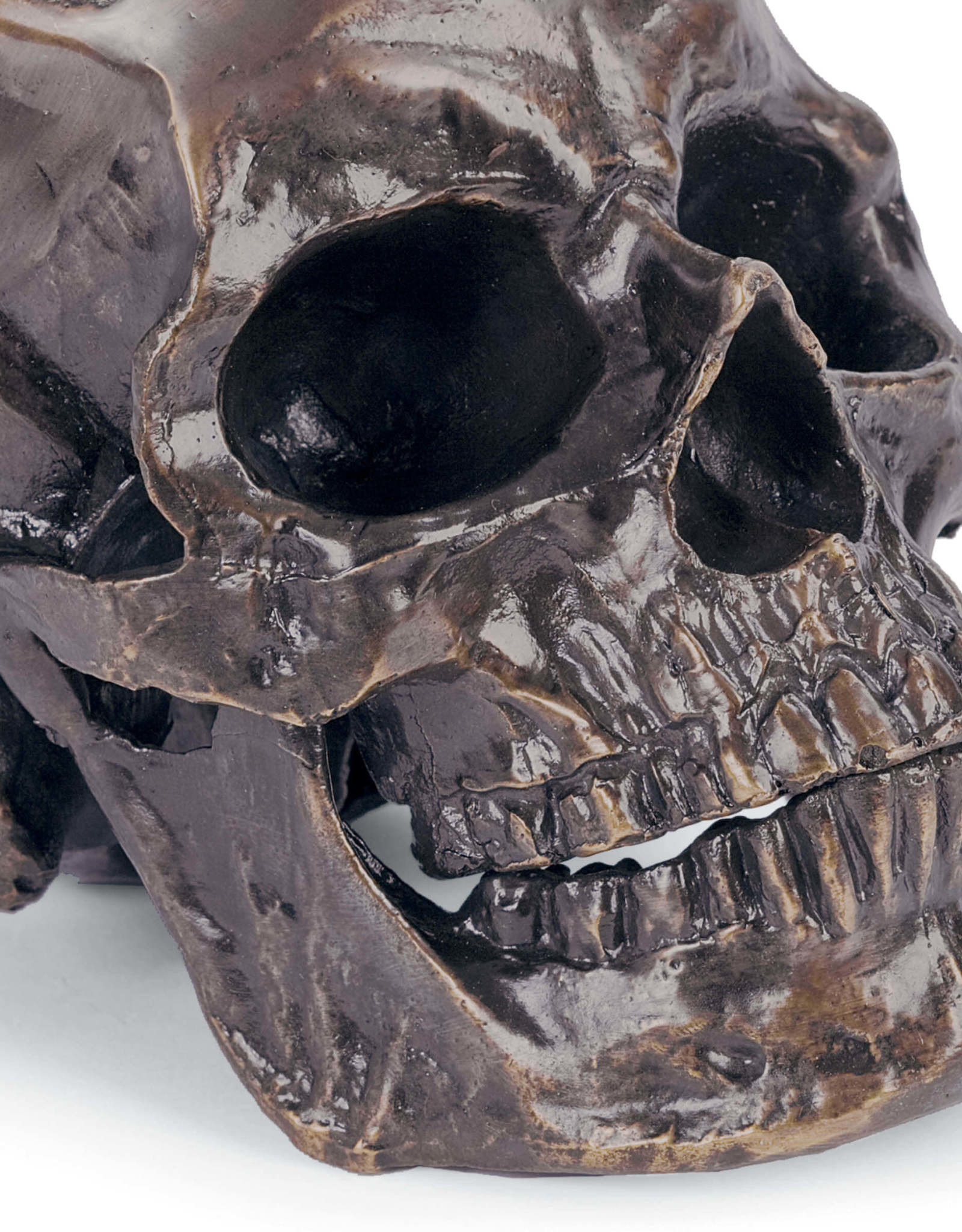 Regina Andrew Design Metal Skull (Antique Bronze)