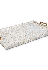 Regina Andrew Design Multi-Tone Bone and Brass Tray