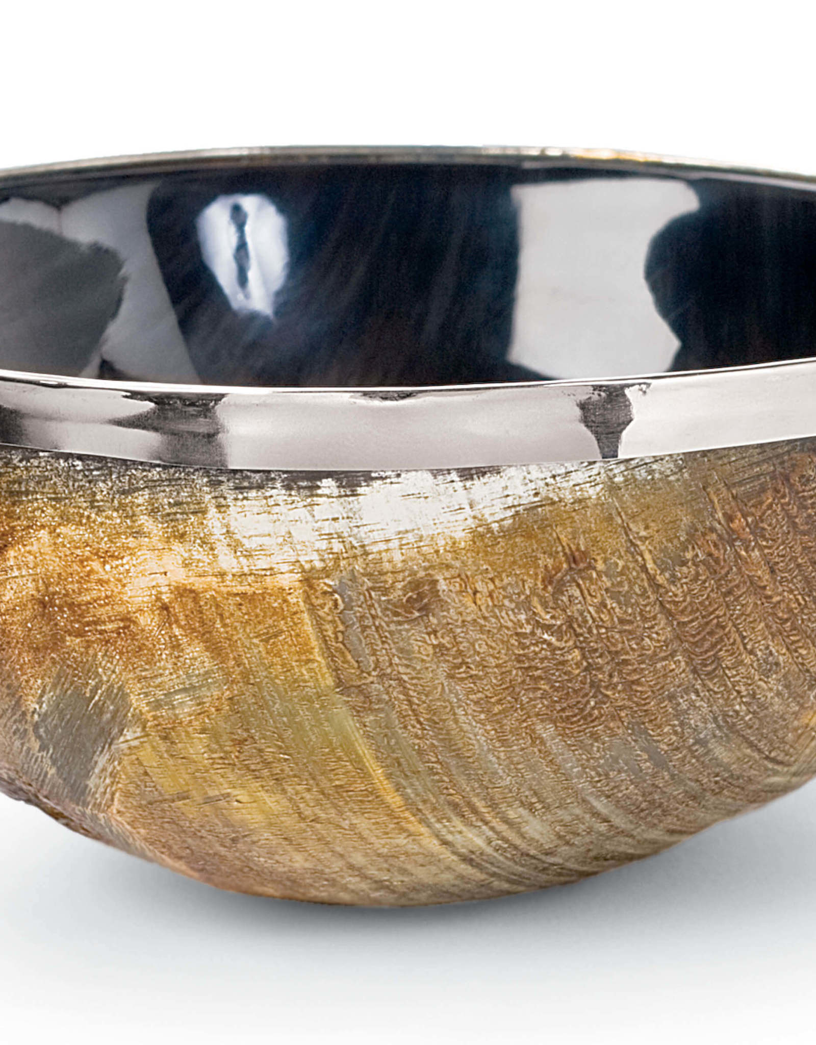 Regina Andrew Design Polished Horn And Brass Bowl