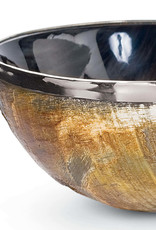 Regina Andrew Design Polished Horn And Brass Bowl