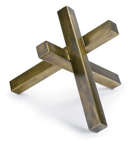 Regina Andrew Design Intersecting Sculpture (Brass)