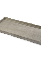 Regina Andrew Design Rectangle Shagreen Boutique Tray (Ivory Grey Python)