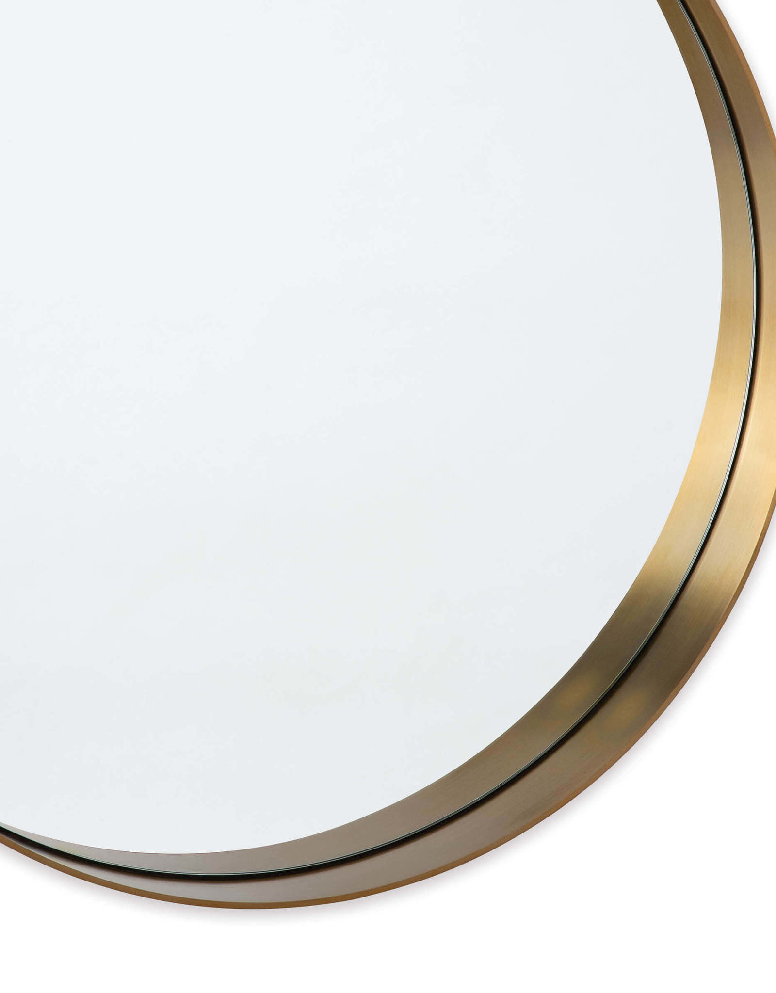 Regina Andrew Design Gunner Mirror Round (Natural Brass)