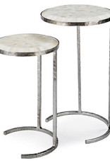 Regina Andrew Design Bone Veneer Nesting Tables