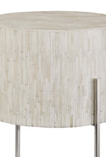 Regina Andrew Design Bone Drum Table (Polished Nickel)