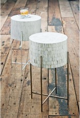 Regina Andrew Design Bone Drum Table (Polished Nickel)