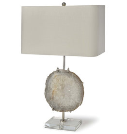 Regina Andrew Design Exhibit Table Lamp (Nickel and Natural Agate)