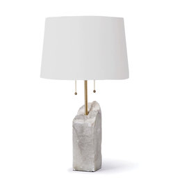 Regina Andrew Design Square Raw Alabaster Table Lamp