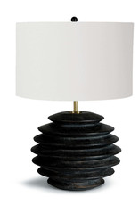 Coastal Living Accordion Table Lamp Round (Ebony)