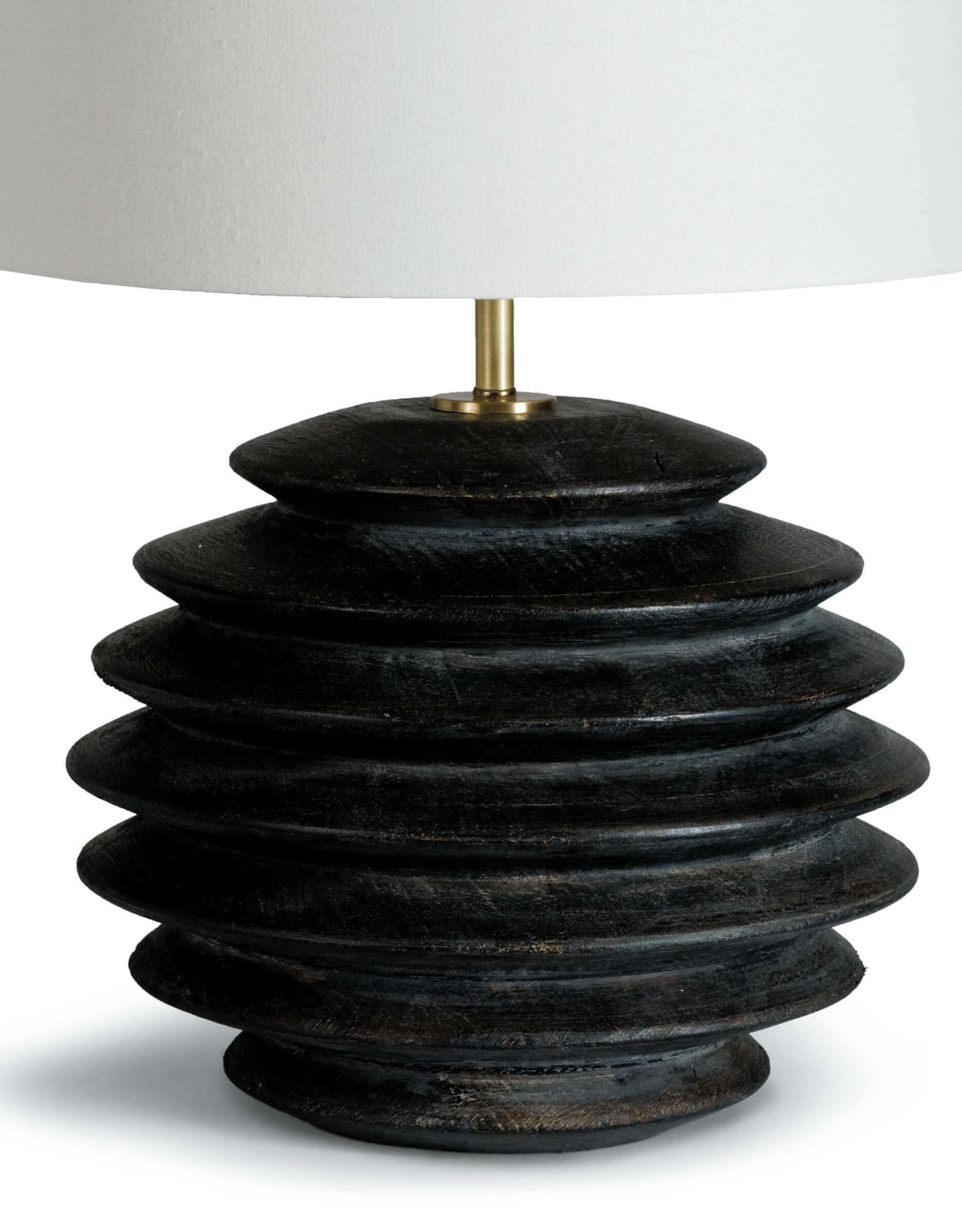 Coastal Living Accordion Table Lamp Round (Ebony)