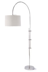 Regina Andrew Design Arc Floor Lamp With Fabric Shade (Polished Nickel)