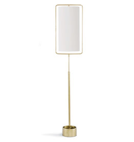 Regina Andrew Design Geo Rectangle Floor Lamp (Natural Brass)