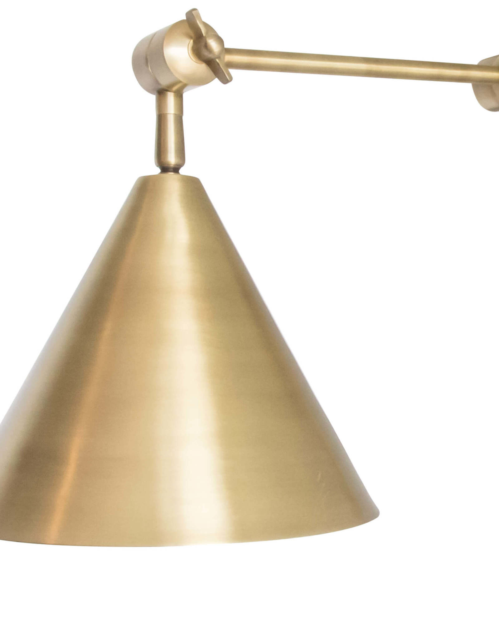 Regina Andrew Design Zig-Zag Task Sconce (Natural Brass)