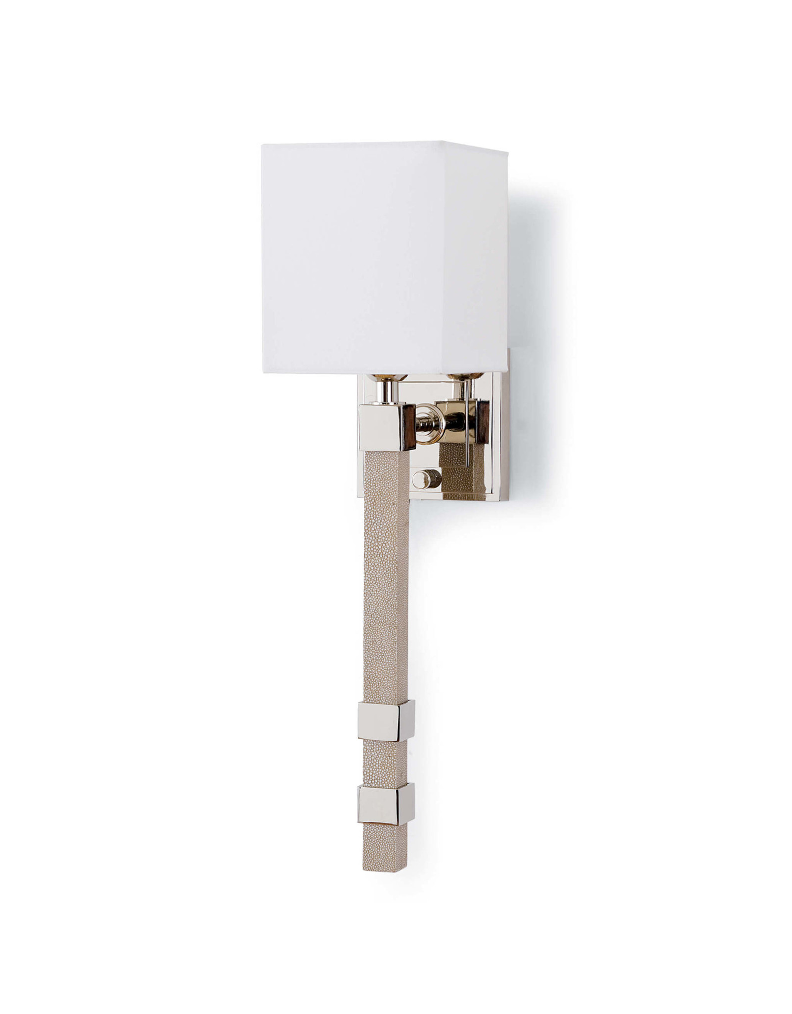 Regina Andrew Design Metro Sconce Ivory Grey Shagreen Urbane