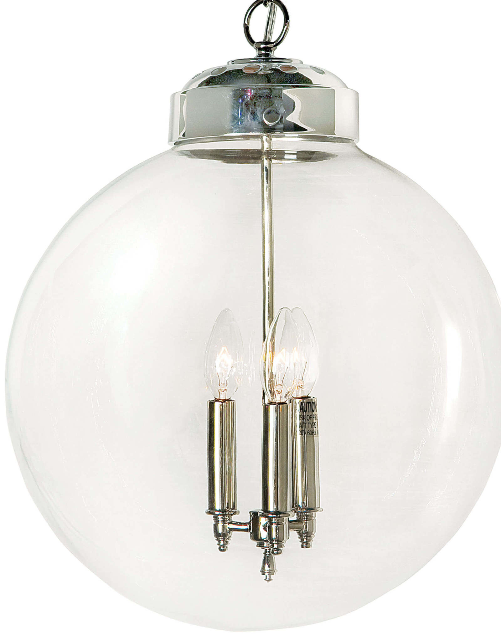 Regina Andrew Design Globe Pendant (Polished Nickel)