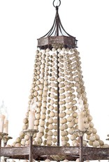 Southern Living Wood Beaded Chandelier