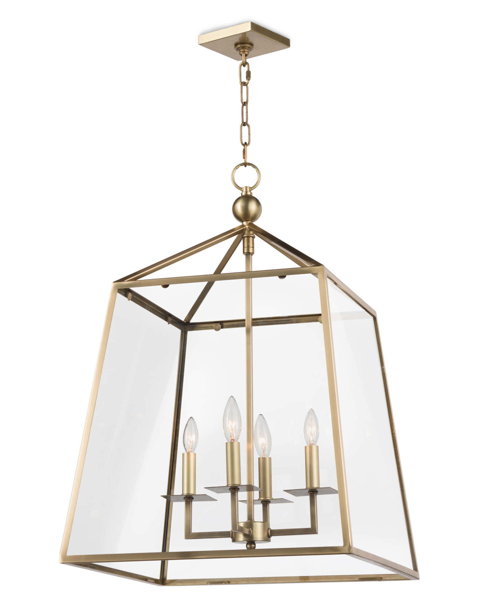 Regina Andrew Design Cachet Lantern (Natural Brass)