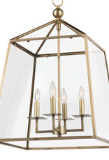 Regina Andrew Design Cachet Lantern (Natural Brass)